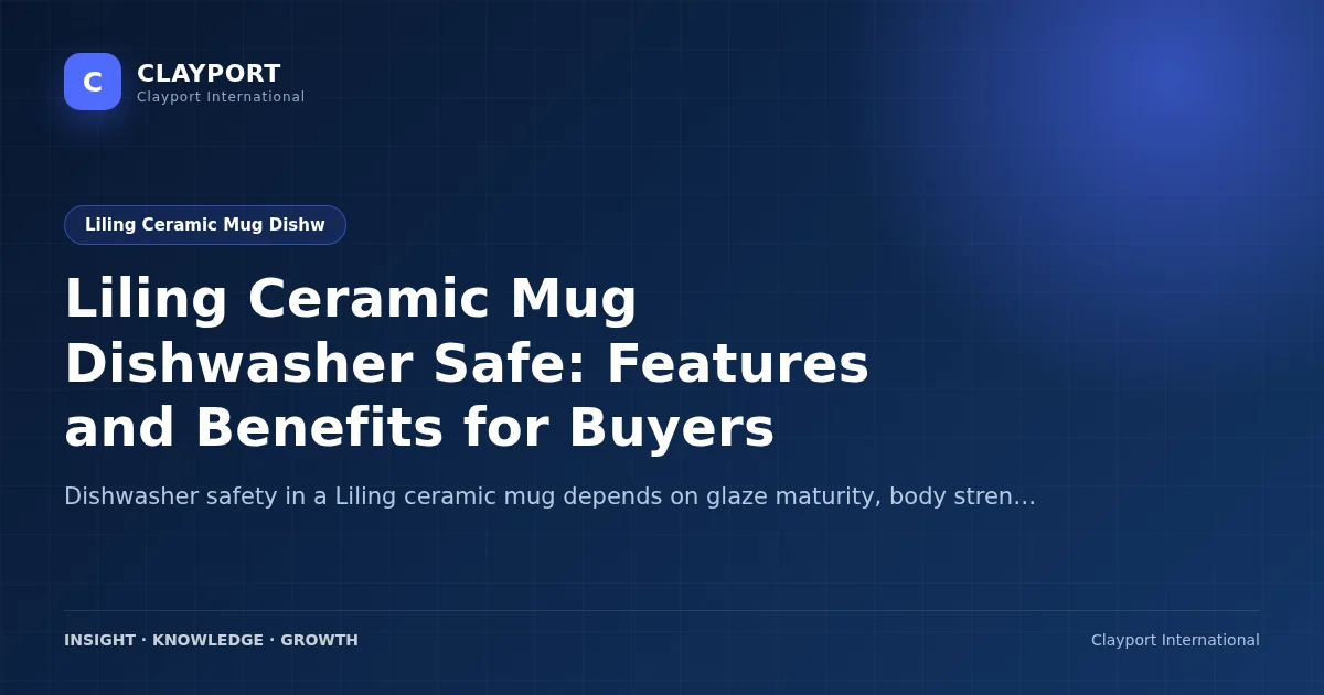Liling Ceramic Mug Dishwasher Safe: Features and Benefits for Buyers